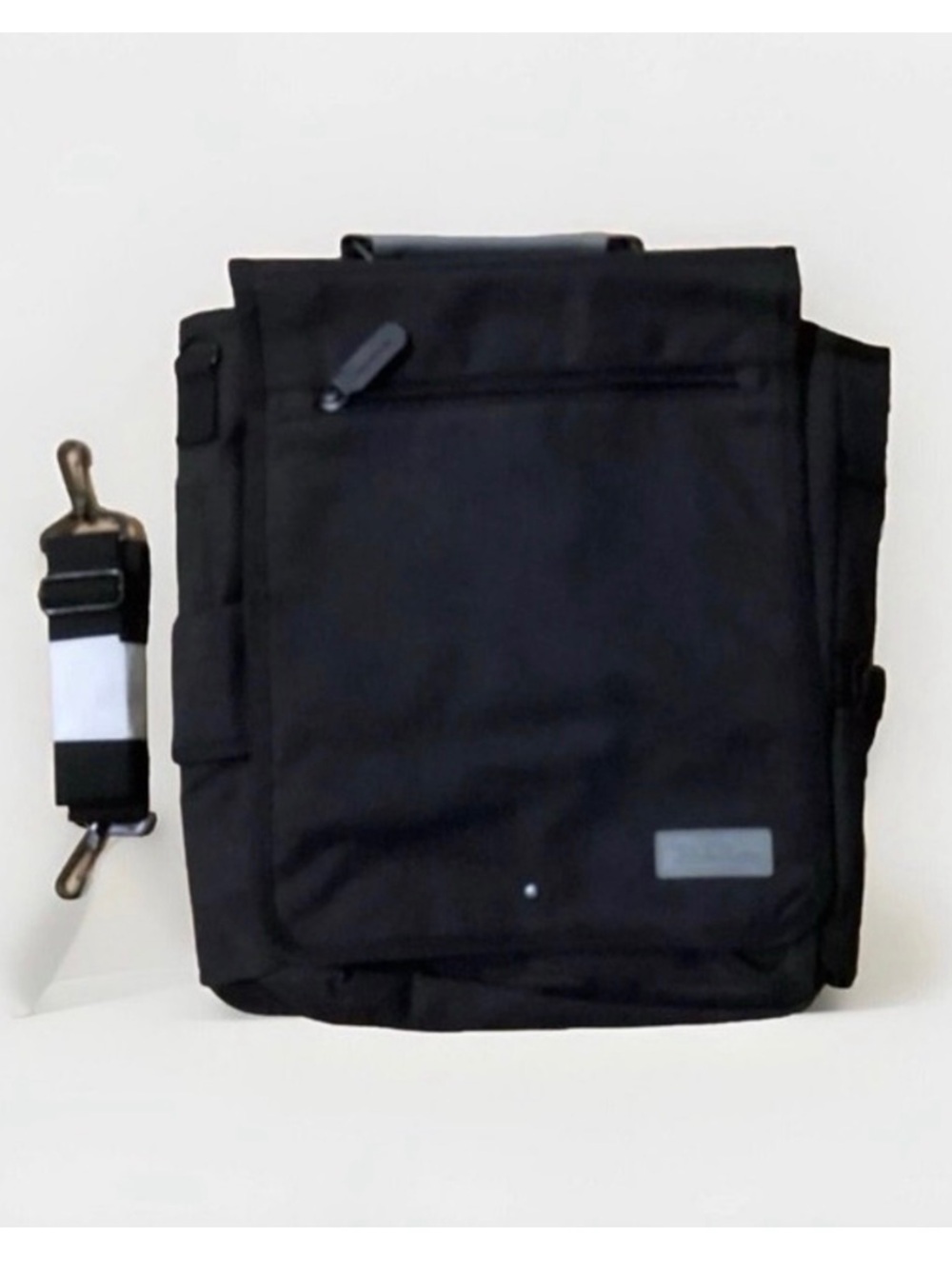 Bella Russo Men’s Black Messenger Bag – Lightweight Urban Carry